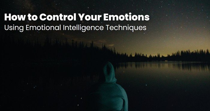 A person practicing emotional intelligence techniques for managing emotions and emotional regulation in a calm, focused way